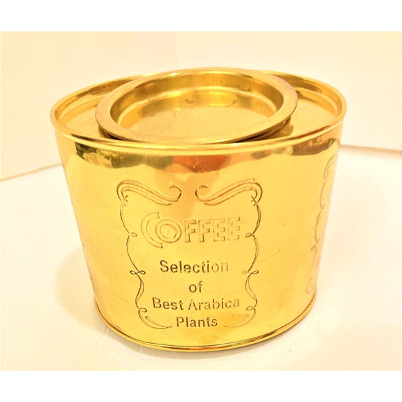 Other - Brass Stash Coffee Can 4"